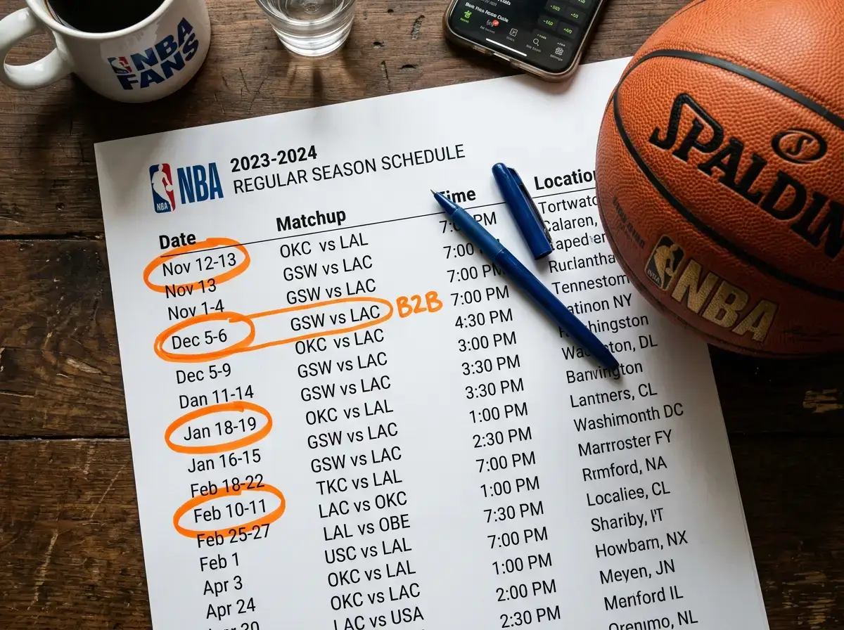 NBA Back-to-Back Betting: Why the Schedule Is a Sharper Edge Than You Think